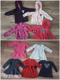 Mikiny a šaty pre dievčatko