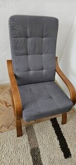 Kreslo - sivé