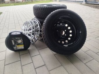 Kumho 195/65 R15 zimne pneu s diskami - 1