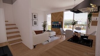 Predaj novostavba 3 3-izbové mezonety s balkónom, Banka