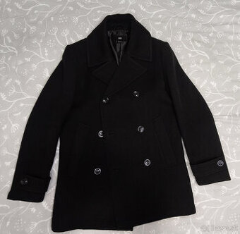 Pánsky čierny kabát H&M