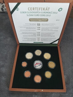 Slovensko - Sada obehových mincí 2012 Proof like Londýn