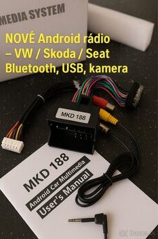 Predám nové Android autorádio (9”) – Škoda / VW / Seat