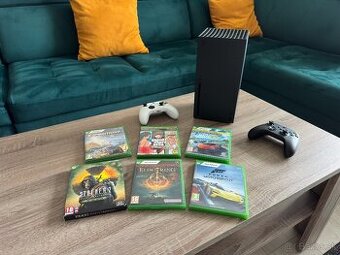 Xbox Series X 1TB SSD, 2x originál ovládače+hry