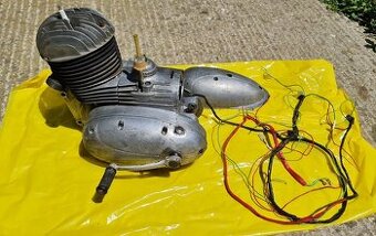 Motor + dynamo + kabeláž - JAWA ČZ 175 / 356