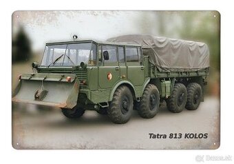 plechová cedule - Tatra 813 KOLOS