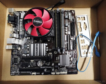 zákl. doska Gigabyte GA-78LMT-USB3 + AMD FX-4300 + 8GB DDR3