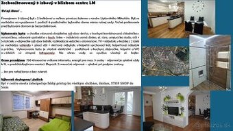 Prenajmer zrekonštruovaný 3iB v blízkom centre LM