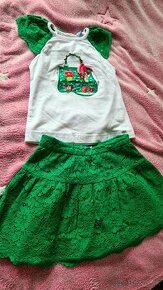 116- Mayoral dievčenský komplet suknička s tričkom