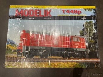 Motorová lokomotíva T448p v mierke 1:25 (Modelik)