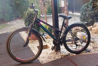 dievčenský horský bicykel