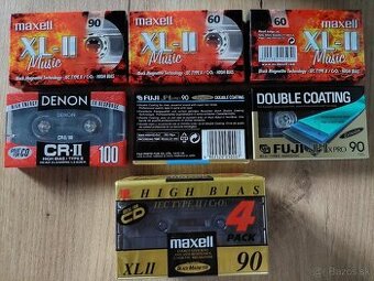 Nové audio mc kazety od 2€: normal a chrome od 3,5€
