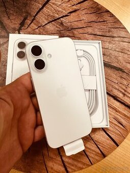 iPhone 16 White 128 nepoužitý folia záruka