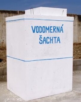Betónová PEVNA vodomerná šachta netreba obetonovať ako plast