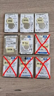 2,5'' 500GB 1TB WD Seagate HDD