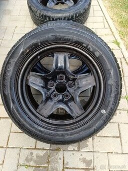 Letné pneumatiky 225/55r17 na plechových diskoch