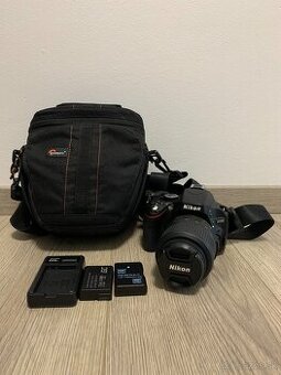 Predám digitálnu zrkadlovku Nikon D5100 + príslušenstvo