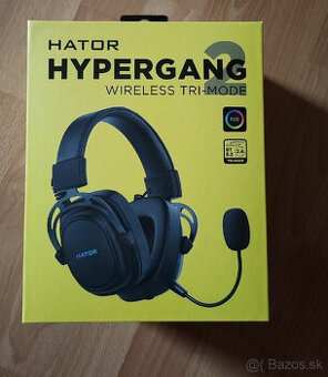 Predám slúchadlá HATOR Hypergang 2 wireless tri -mode - nove