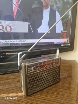 Prenosné rádio ITT  FM retro Vintage