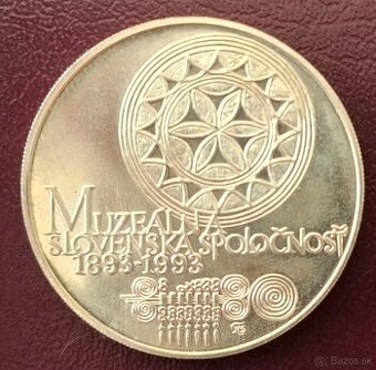 100Kčs  Muzeálna Slovenská Spoločnosť.