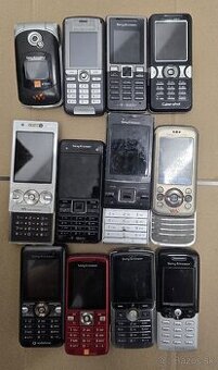 Mix telefónov Sony Ericsson tlačidlové