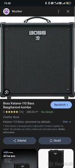 Kombo Boss Katana 110 basgitara - 1
