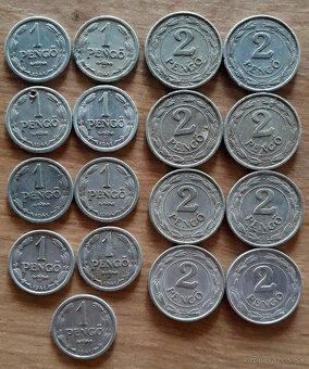 Staré maďarské pengo a fillér