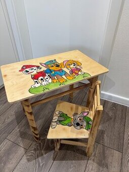 Detsky stol a stolicka