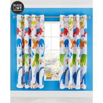 Detský záves Dino by Catherine Lansfield, 168x183