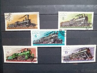 Poštové známky č.833 - ZSSR - vlaky