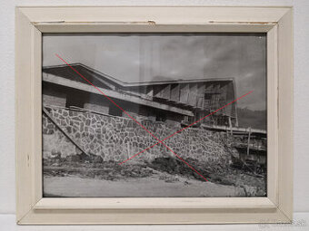 Obraz historická fotografia Hotel Lodenica pohľad bočný