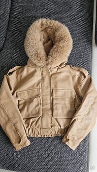 Dámska oversize koženková bunda talianskej zn. Joleen