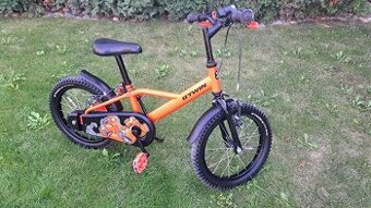 detský bicykel B Twin 16" + pomocne kolieska