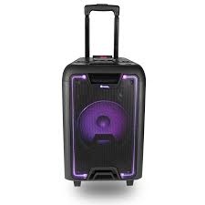 Párty reproduktor NGS Wild Metal – Bluetooth, Batéria, 120W