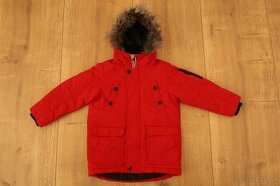 Chlapčenská zimná bunda NEXT 104 (3-4 r.) červená