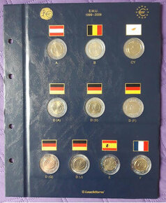 Sada 2 euro mincí E.M.U. 1999-2009 .. 20 ks