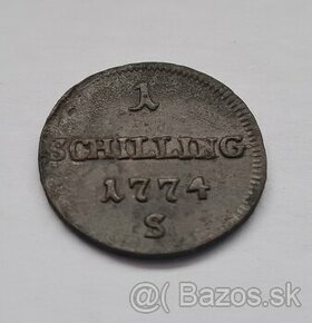 1 schilling 1774 Smolník- vzácny