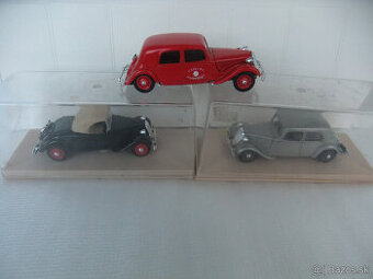 v 1:43 od ELIGOR a SOLIDO:Citroen 15Cv rozne verzie