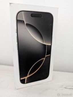 Apple iPhone 16 PRO 256GB NEROZBALENY