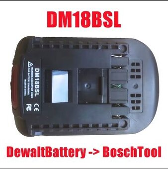 Adaptér redukcia batéria Dewalt Bosch