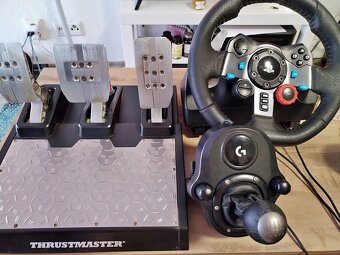 Logitech G29 + Shifter + Thrustmaster pedále