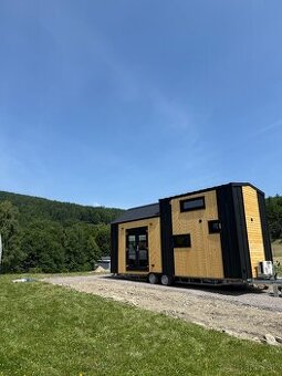 malý domček, dom na kolesách, mobilný domček, letný domček