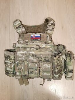 Profesionálna taktická vesta + opasok Multicam – top stav