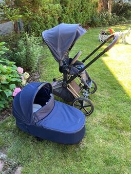 Cybex Priam rosegold + navy