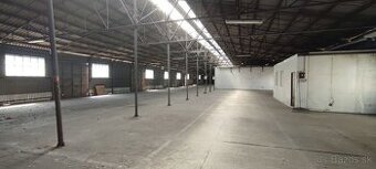 NA PRENÁJOM – SKLADOVÁ HALA 3000 m² V GALANTE, STRÁŽENÝ AREÁ