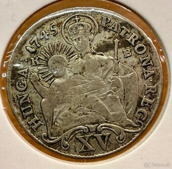 Predám XV Krajczár 1745 KB