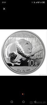 Panda 2016 strieborná minca - 1