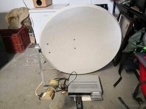 satelit komplet+prijmač,káble,ovládač len založiť - 1