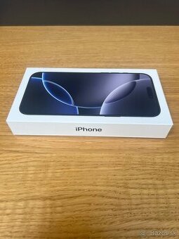 Predám iPhone 16 PRO MAX 256GB, TOP, NEROZBALENÝ, VOLNY