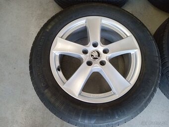 Predam letne ALU 5x112 R17 7J ET40 DEZENT SKODA KODIAQ